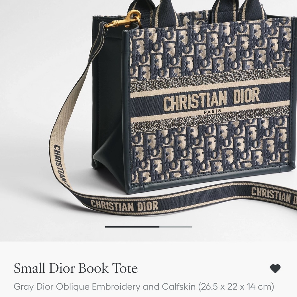 Dior Small Book Tote Bag - Picture 3 of 9